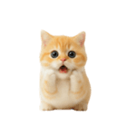 太ったオレンジと白の猫 （NT）（個別スタンプ：26）