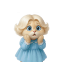 かわいい金髪の猫 （NT）（個別スタンプ：2）