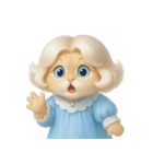 かわいい金髪の猫 （NT）（個別スタンプ：6）