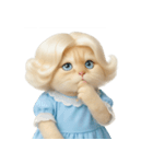 かわいい金髪の猫 （NT）（個別スタンプ：8）