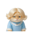 かわいい金髪の猫 （NT）（個別スタンプ：14）