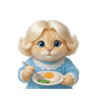 かわいい金髪の猫 （NT）（個別スタンプ：20）