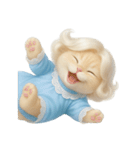 かわいい金髪の猫 （NT）（個別スタンプ：24）