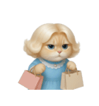 かわいい金髪の猫 （NT）（個別スタンプ：25）