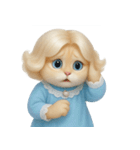 かわいい金髪の猫 （NT）（個別スタンプ：26）