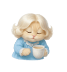 かわいい金髪の猫 （NT）（個別スタンプ：30）