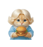 かわいい金髪の猫 （NT）（個別スタンプ：31）