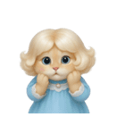 かわいい金髪の猫 （NT）（個別スタンプ：33）
