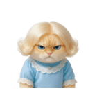 かわいい金髪の猫 （NT）（個別スタンプ：39）