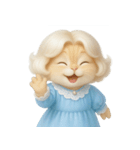 かわいい金髪の猫 （NT）（個別スタンプ：40）