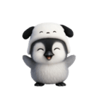 子犬のコスチュームを着たペンギン （NT）（個別スタンプ：13）