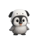 子犬のコスチュームを着たペンギン （NT）（個別スタンプ：29）