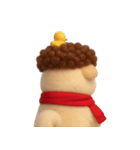 面白い巻き毛の子犬 （NT）（個別スタンプ：8）