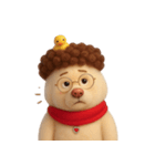 面白い巻き毛の子犬 （NT）（個別スタンプ：12）