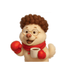 面白い巻き毛の子犬 （NT）（個別スタンプ：29）
