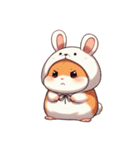 かわいいウサギハムスター （NT） v.1（個別スタンプ：9）