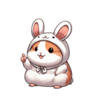 かわいいウサギハムスター （NT） v.1（個別スタンプ：18）