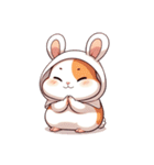 かわいいウサギハムスター （NT） v.1（個別スタンプ：28）