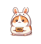 かわいいウサギハムスター （NT） v.1（個別スタンプ：32）
