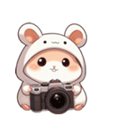 かわいいウサギハムスター （NT） v.1（個別スタンプ：35）