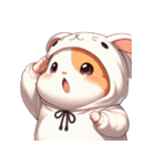 かわいいウサギハムスター （NT） v.1（個別スタンプ：38）