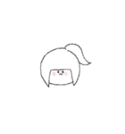ゆるいもののもの(動く女の子ver.)（個別スタンプ：2）