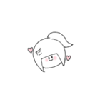 ゆるいもののもの(動く女の子ver.)（個別スタンプ：3）
