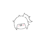ゆるいもののもの(動く女の子ver.)（個別スタンプ：5）