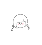 ゆるいもののもの(動く女の子ver.)（個別スタンプ：8）