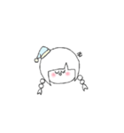 ゆるいもののもの(動く女の子ver.)（個別スタンプ：9）