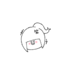 ゆるいもののもの(動く女の子ver.)（個別スタンプ：12）