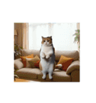 ⚫[動く！！]猫ミームで会話⭐24匹セット！（個別スタンプ：1）