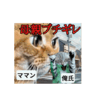 ⚫[動く！！]猫ミームで会話⭐24匹セット！（個別スタンプ：19）