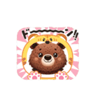 キュンシリーズ可愛いくまさん2（個別スタンプ：8）