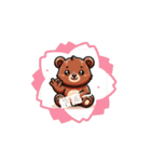 キュンシリーズ可愛いくまさん2（個別スタンプ：14）