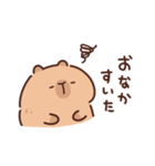 やさしいカピバラの家族連絡（個別スタンプ：13）