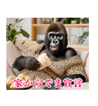 それゆけおかんゴリラ【夏ver】（個別スタンプ：38）