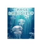 背景が動く▶︎美しいアクアリウムギフト✨（個別スタンプ：10）