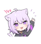 ホロライブ公式スタンプ「猫又おかゆ」vol2（個別スタンプ：1）