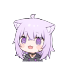 ホロライブ公式スタンプ「猫又おかゆ」vol2（個別スタンプ：3）