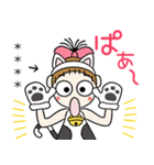 おちゃめのお名前カスタム♡猫にゃんにゃん（個別スタンプ：3）