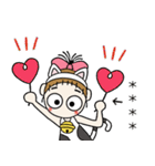 おちゃめのお名前カスタム♡猫にゃんにゃん（個別スタンプ：30）