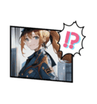 毎日美少女・ニュース◆可愛いAI女子（個別スタンプ：8）
