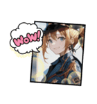 毎日美少女・ニュース◆可愛いAI女子（個別スタンプ：14）