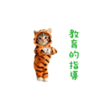 踊る！ダンス猫（着ぐるみ）（個別スタンプ：16）