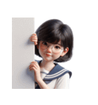 メガネをかけたかわいい女の子 （NT） v.2（個別スタンプ：14）