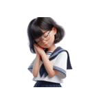 メガネをかけたかわいい女の子 （NT） v.2（個別スタンプ：27）