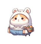 かわいいウサギハムスター （NT） v.2（個別スタンプ：4）