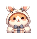 かわいいウサギハムスター （NT） v.2（個別スタンプ：30）