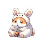かわいいウサギハムスター （NT） v.2（個別スタンプ：35）